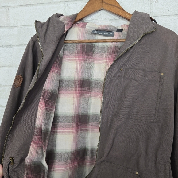 Free Country brown utility jacket - Picture 10 of 16
